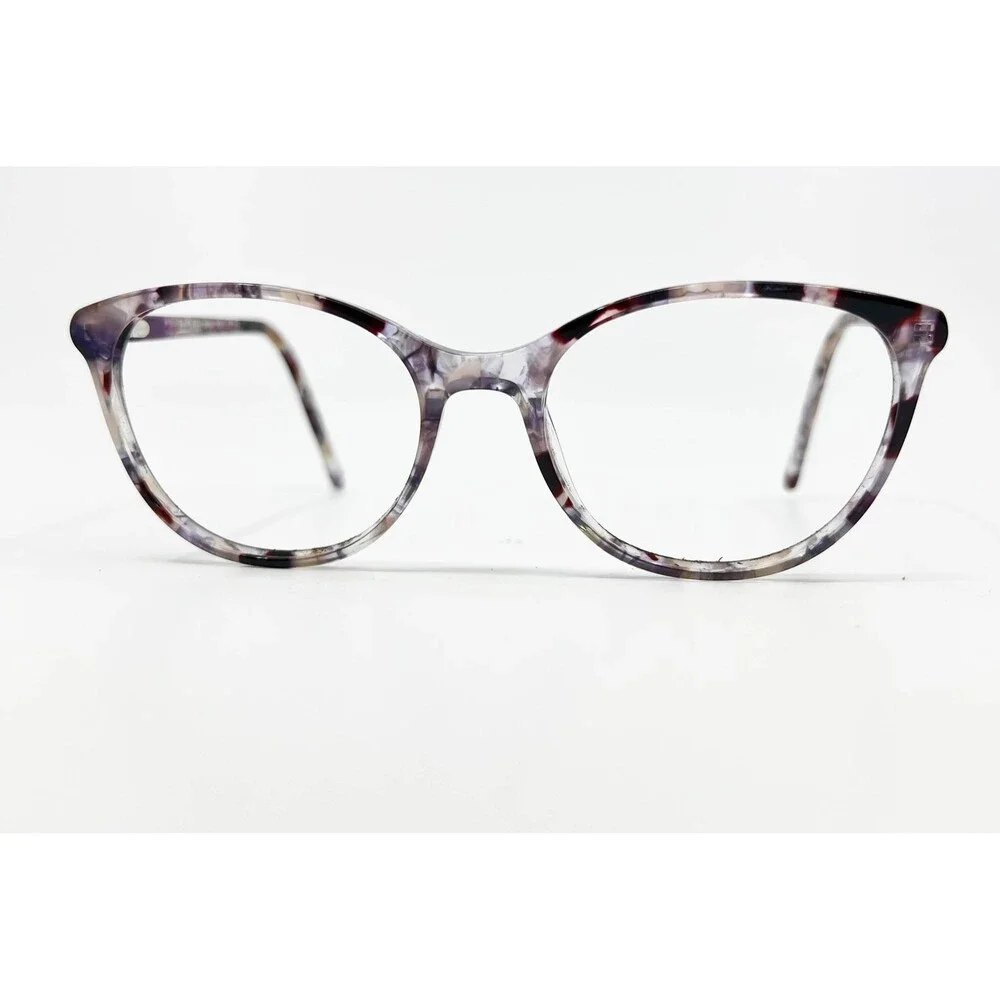Flower Eyeglasses Womens Purple Tortoise Dahlia 6052 518 53-18-140 53mm